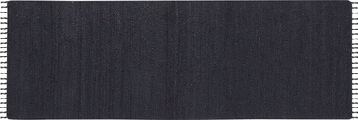 Qilim korridori jute Runner, 80 x 300 cm, drejtkëndësh, i zi