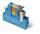 Modul rileje Finder 4C.01.8.230.0060SPA, 1P 16A, 230V AC, i kaltër