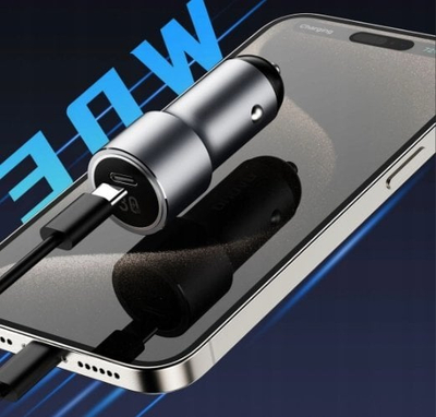 Karikues makine Dudao R14, USB C 30W PD, argjendtë