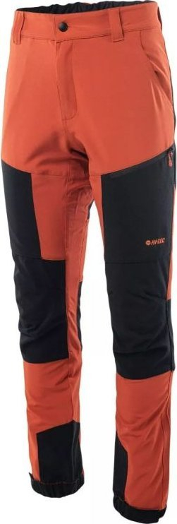 Pantallona hiking Hi-Tec Avaro M për burra, me reflektues, të kuqe me të zeza