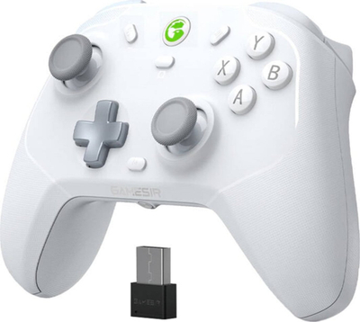 Kontroller GameSir T4 Cyclone Pro, wireless, i bardhë
