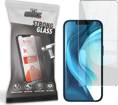 Xham mbrojtës GRIZZ Glass Strong Glass për iPhone 11 Pro Max, xham i fortë i temperuar, oleofobik, i tejdukshëm
