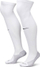 Çorape futbolli Nike Strike FQ8253-354, Dri-FIT, deri mbi gju, të bardha