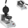 Aparat për waffle Royal Catering RCWM-1300-RE, 1300W, pjatë 18cm, ngjyrë argjend