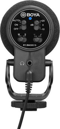 Mikrofon shotgun Boya BY-BM3051S, supercardioid, mono stereo, i zi