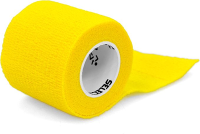 Shirit sportiv Select 11500, 5 cm x 4.5 m, për mbrojtëse, i verdhë
