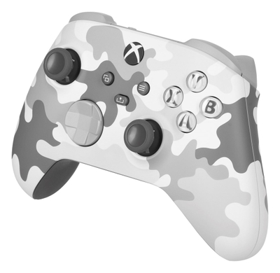 Gamepad Microsoft Xbox Wireless Controller Arctic Camo Special Edition, pa tela, gri