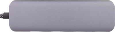 HUB USB InLine USB 3.2, USB C në 4x USB A 10Gb/s, alumini, gri