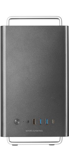 Kutia PC Mars Gaming MC-ELITE Mini Tower, micro ATX Mini ITX, LED, e zezë
