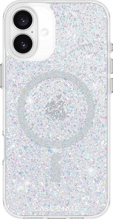 Maskë telefoni Case-Mate Twinkle Disco, MagSafe, për iPhone 16 Pro, e tejdukshme me shkëlqim