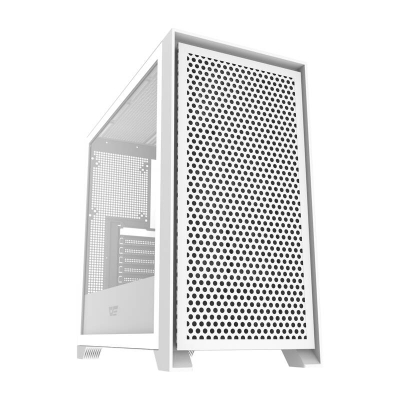 Kornizë kompjuteri DarkFlash DRX90 Potaov, ATX Mid Tower, panel mesh, xham i temperuar, e bardhë