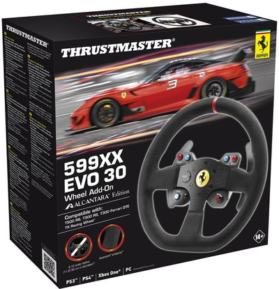Timon i lëvizshëm Thrustmaster Ferrari 599XX EVO 30 Add-On Edition Alcantara (T300 / T500 / TX)
