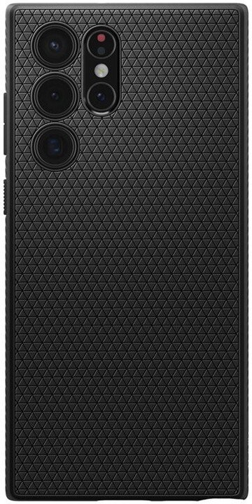Mbrojtëse Spigen Liquid Air për Samsung Galaxy S22 Ultra, e zezë