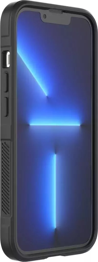 Kuti mbrojtëse Magic Shield për iPhone 13 Pro Max, TPU, antirrëshqitëse, e zezë