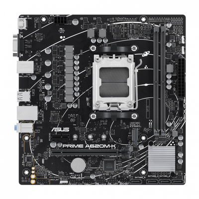 Motherboard Asus PRIME A620M-K, DDR5, PCIe 4.0, e zezë