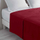Çarçaf i sheshtë Biolina, pambuk 100% organik, 180x290cm, burgundy