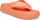 Sandale plazhi Crocs Gataway Platform Flip Flop W 209410-84F, me platformë, ngjyrë portokalli