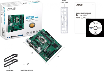 Pllakë amë Asus PRO H610M-C-CSM, 64GB
