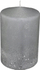 Qiri dekorativ Atmosphera Christmas Candle me gradient argjendi, 90g, argjend