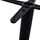 Këmbë tavoline bari HM472 Stavros, metal, 94cm, e zezë matt