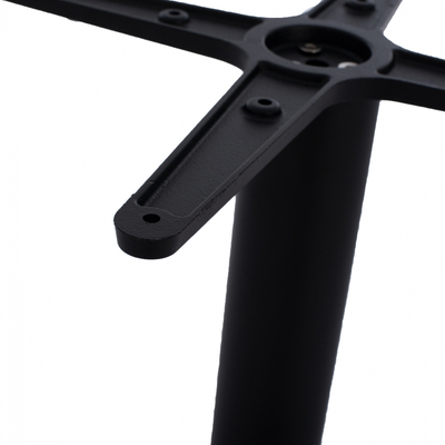Këmbë tavoline bari HM472 Stavros, metal, 94cm, e zezë matt