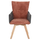 Kolltuk ngrënieje Rex 53x60x93Hcm (HM9847.06), kuqe/ gri