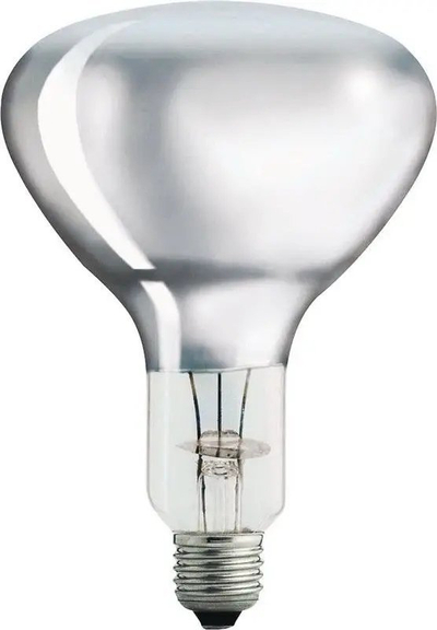 Грејна сијалица Philips BR125 IR, 150W, E27, проѕирно стакло