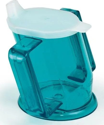 Gotë Sundo me dy doreza, 250ml, plastike, blu