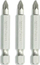 Kokë për kaçavidë Dedra Pozidriv PZ1, 1/2/3x50mm, 3 copë, e argjendtë