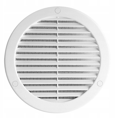 Kapak ventilimi Awenta TRU16K, grilë 125mm, i bardhë