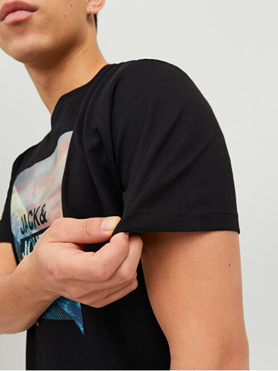 Maicë Jack&Jones JJTRESOR Regular Fit, e zezë