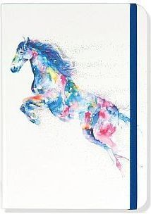 Fletore xhepi Peter Pauper Press Horse Watercolor, mini, me kapak relief, shumengjyrëshe