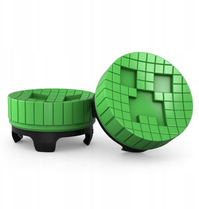 Kapakë thumbstick KontrolFreek Minecraft Creeper për PS5 PS4, kundër rrëshqitjes, jeshil