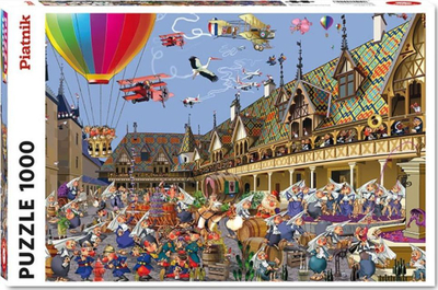 Lodër puzzle Piatnik Ruyer Wine Auction, 12+, 1000 elemente