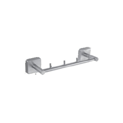 Mbajtëse peshqirësh Kapitan QUATTRO 42 04 99, çelik inox, përfundim satin, ngjyrë argjendtë