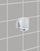 Mbajtëse furçash dhëmbësh Vacuum-Loc Quadro Tumbler, montim me vakum, plastike, transparente