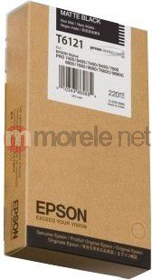 Patronë boje Epson T6121, 220ml, Photo Black, i zi