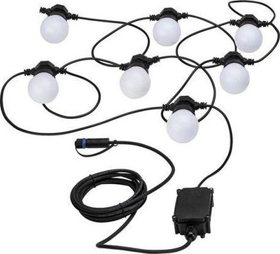 Dritë dekorative kopshti Paulmann Plug &amp; Shine 94165, LED 1.4W, dritë e bardhë e ngrohtë, e zezë
