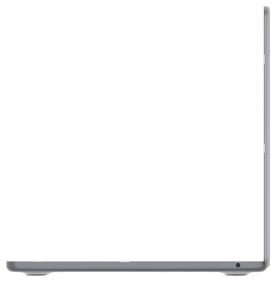 Заштитна обвивка за лаптоп Next One SafeGuard, за MacBook Air 15" M2 M3, поликарбонат, проѕирно сива