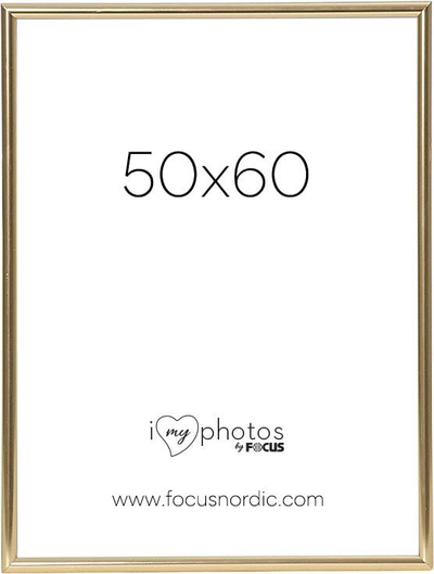 Kornizë foto Focus Frame Can-Can, 50x70 cm, alumin, ngjyrë ari e shkëlqyer