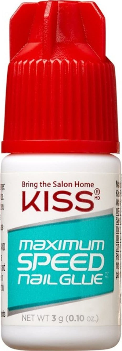Ngjitës thonjsh Kiss My Face Quick Drying Nail Glue, 3g, thahet shpejt, transparent