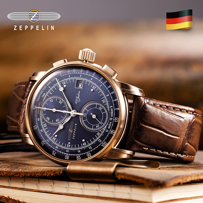 Orë dore Zeppelin 100 Jahre Chronograph
