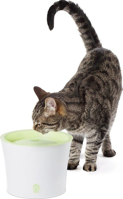Фонтана за вода за мачки Hagen Catit Fresh &amp; Clear, 3L, бела
