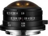 Објектив Venus Optics Laowa 4/3 4.5mm f/2.8, fisheye, ултра широк, црн