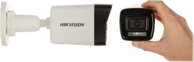Kamerë IP Hikvision DS-2CD1041G2-LIU, 3.7 Mpx, lente 2.8 mm, e bardhë