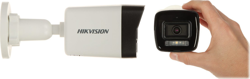Kamerë IP Hikvision DS-2CD1041G2-LIU, 3.7 Mpx, lente 2.8 mm, e bardhë