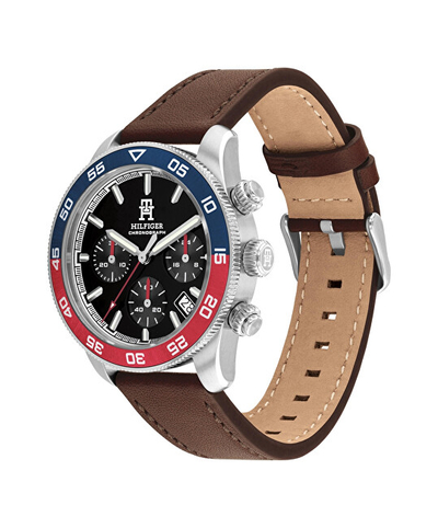 Orë dore për meshkuj Tommy Hilfiger TH85 Chronograph 1792166, e kaftë