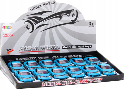 Lodër makinë sportive Lean Toys Sports Car Auto, 1:32, metal, blu