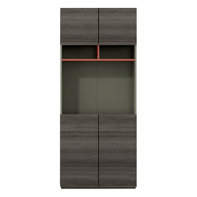 Raft librash zyre Lux Series HM2122, 80x40x190 cm, ngjyrë ashen mocha