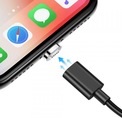 Kabllo karikimi magnetik MCDODO CH5500, me koka të ndërrueshme, për smartphone, i zi